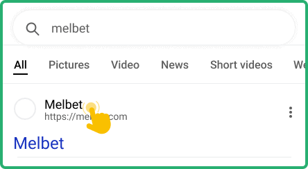 Go to the Melbet Kenya website