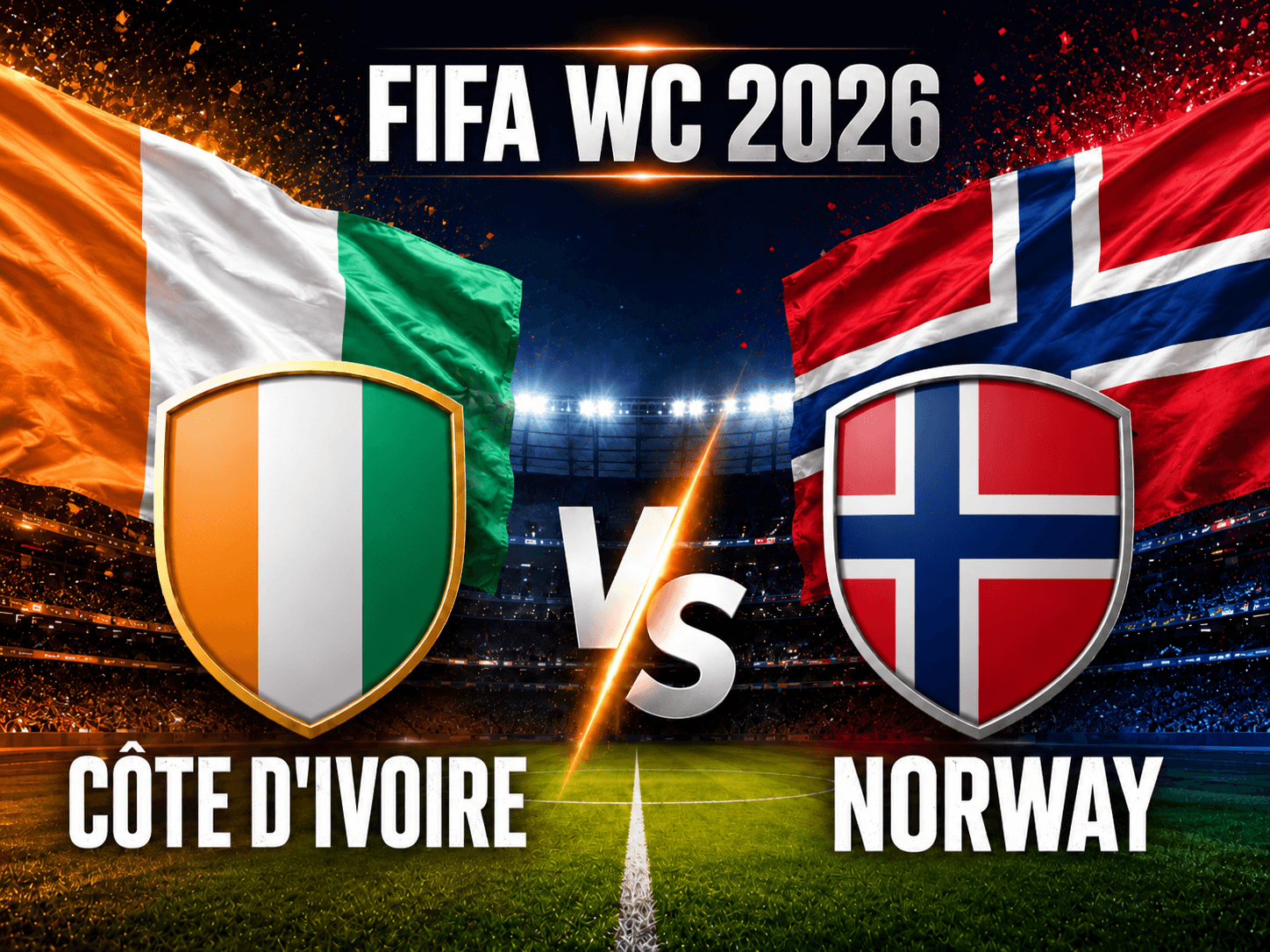 Côte d'Ivoire vs Norway