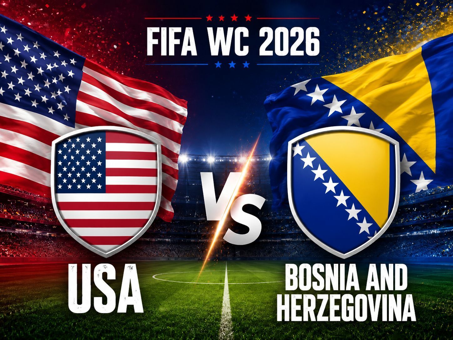 USA vs Bosnia and Herzegovina
